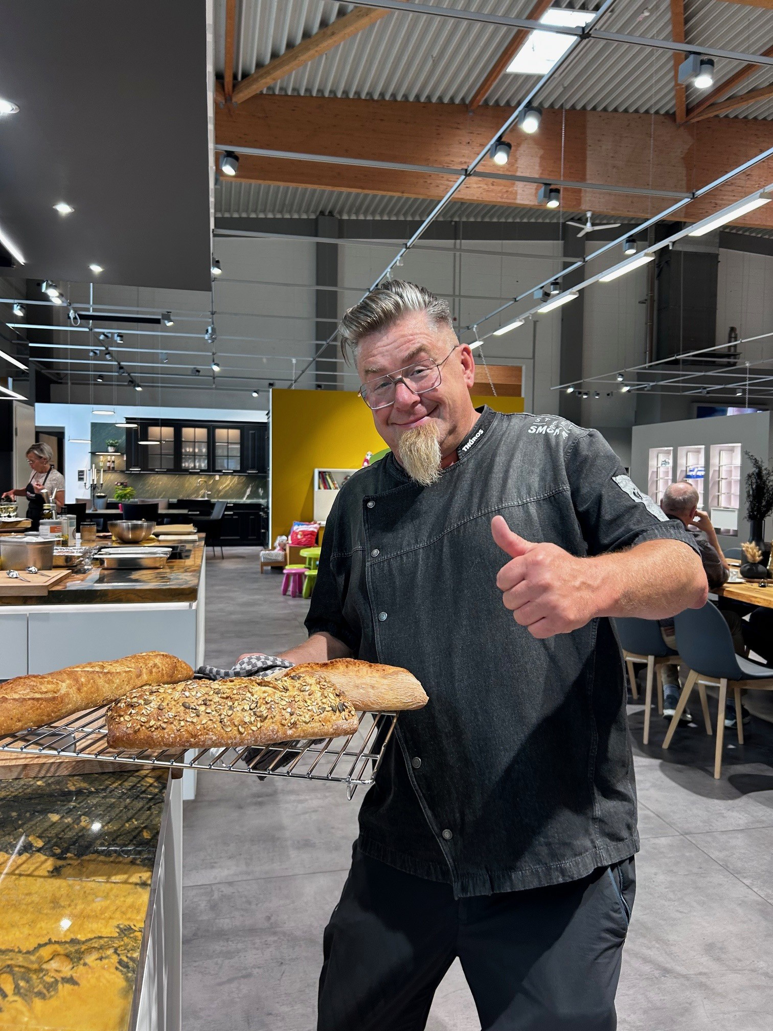 Frisch backen in der Live-Küche