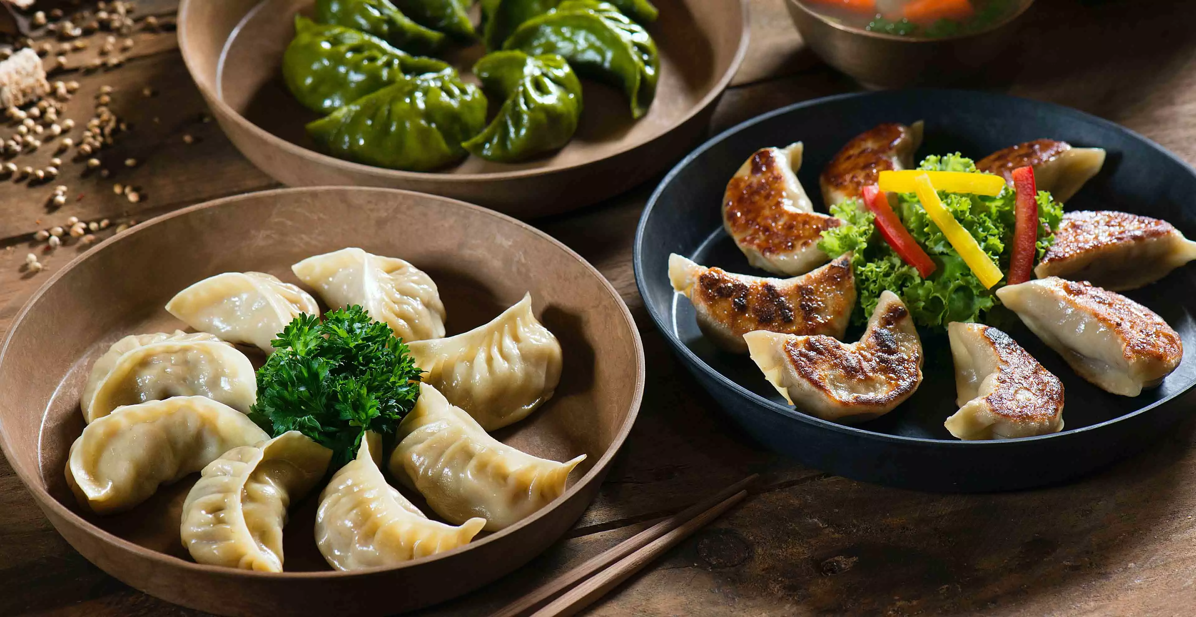 Chinesische Teigtaschen