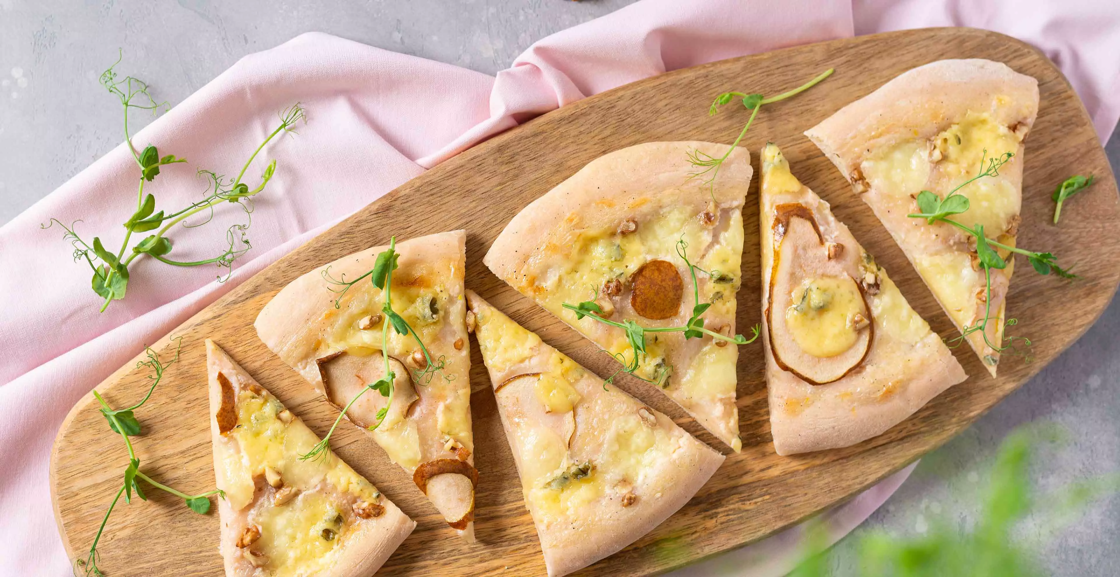 Marquardt Küchen: Pizza Birne Gorgonzola