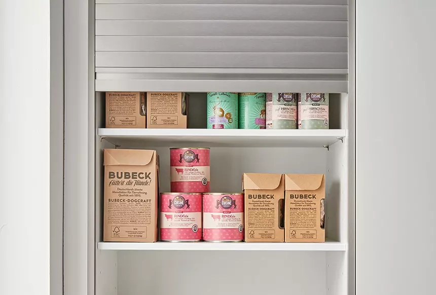 Jalousieschrank im Hauswirtschaftsraum