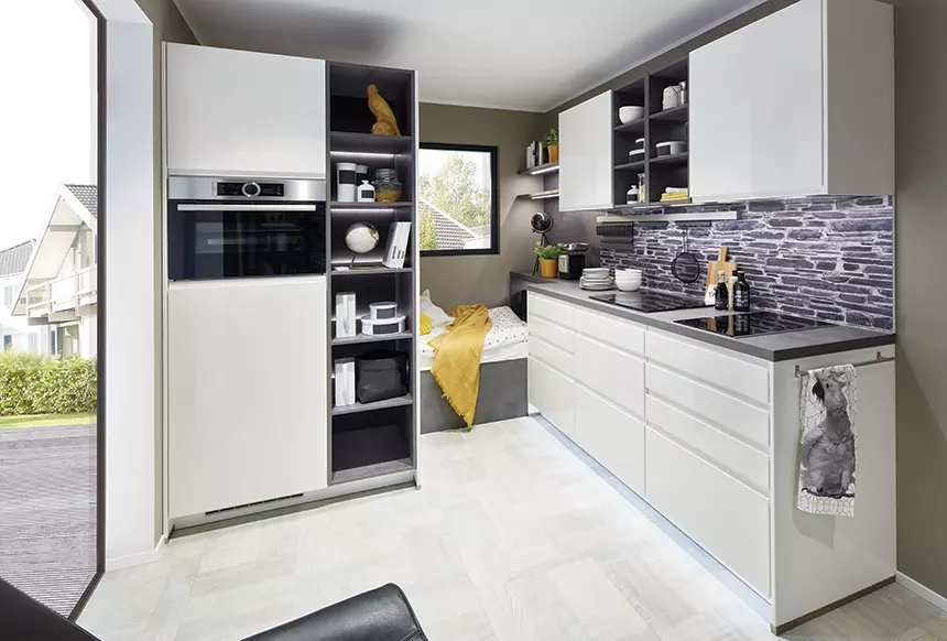 Marquardt Küchen: Tiny House K195188chenzeile