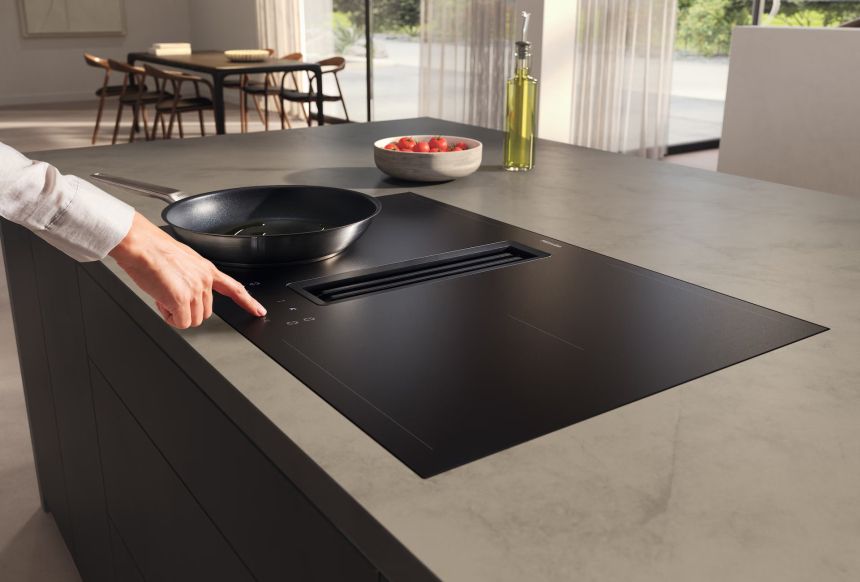 Miele Kochfeld mit matter Oberfläche