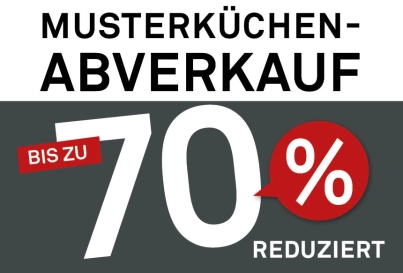 Abverkauf Musterküchen aus Ausstellung Stuttgart