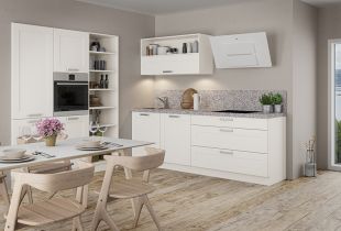 moderne weisse Landhausküche